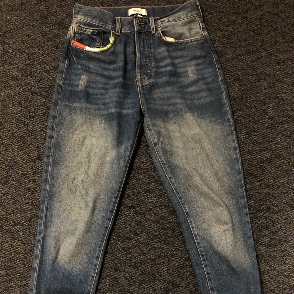 forever 21 mom jeans